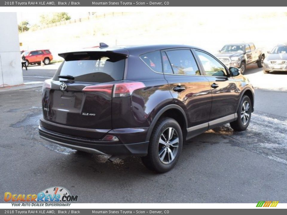 2018 Toyota RAV4 XLE AWD Black / Black Photo #6