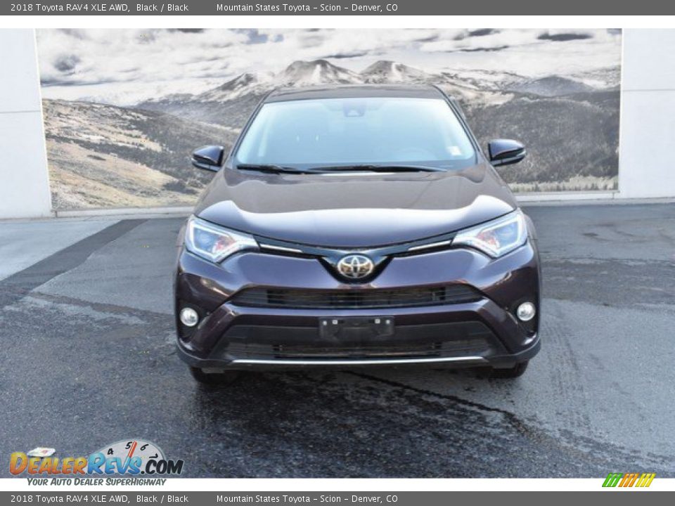 2018 Toyota RAV4 XLE AWD Black / Black Photo #8