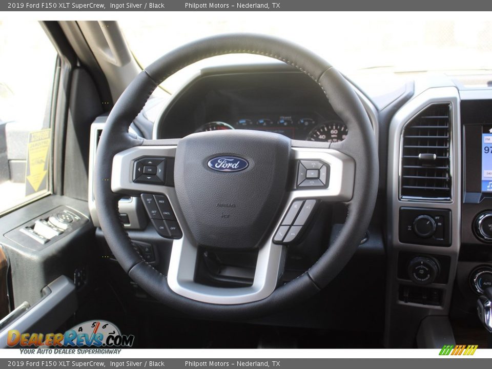 2019 Ford F150 XLT SuperCrew Ingot Silver / Black Photo #23