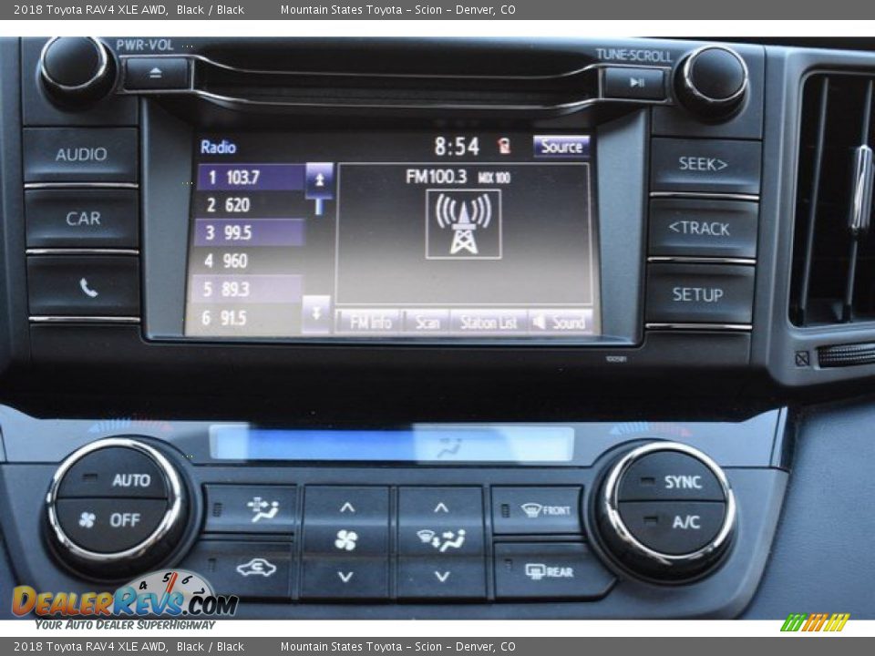 2018 Toyota RAV4 XLE AWD Black / Black Photo #11