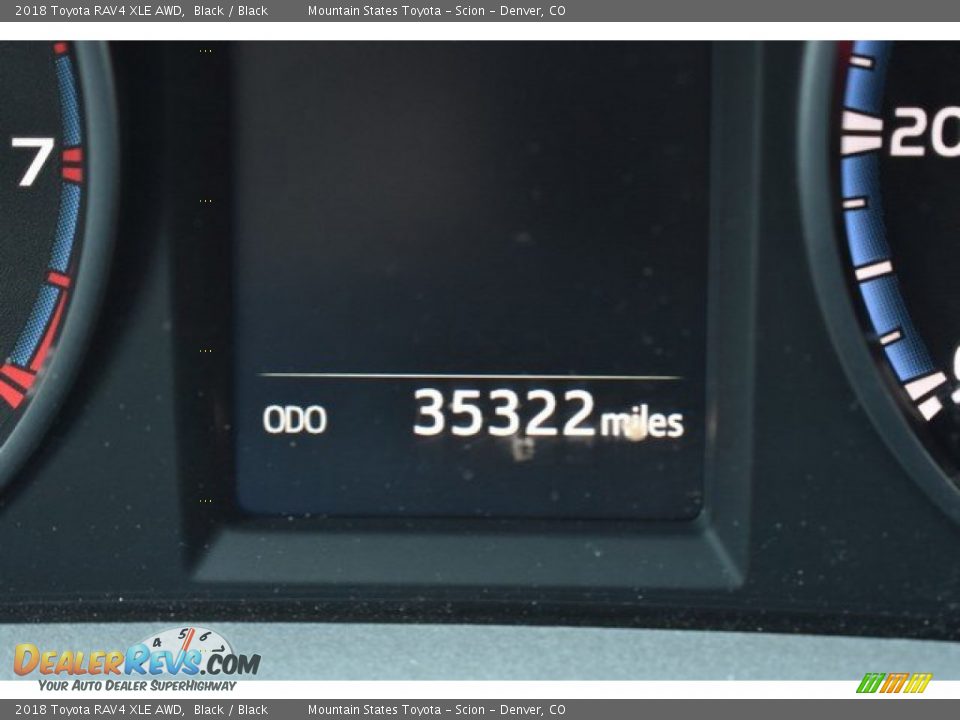 2018 Toyota RAV4 XLE AWD Black / Black Photo #12