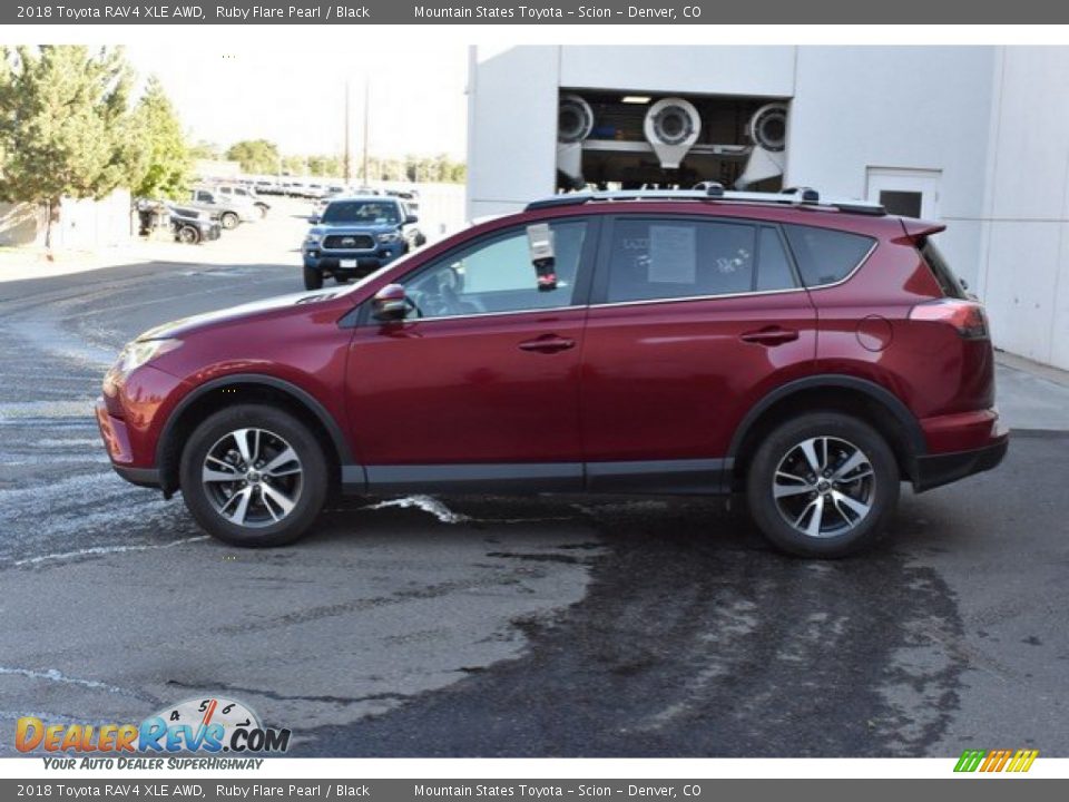 2018 Toyota RAV4 XLE AWD Ruby Flare Pearl / Black Photo #3