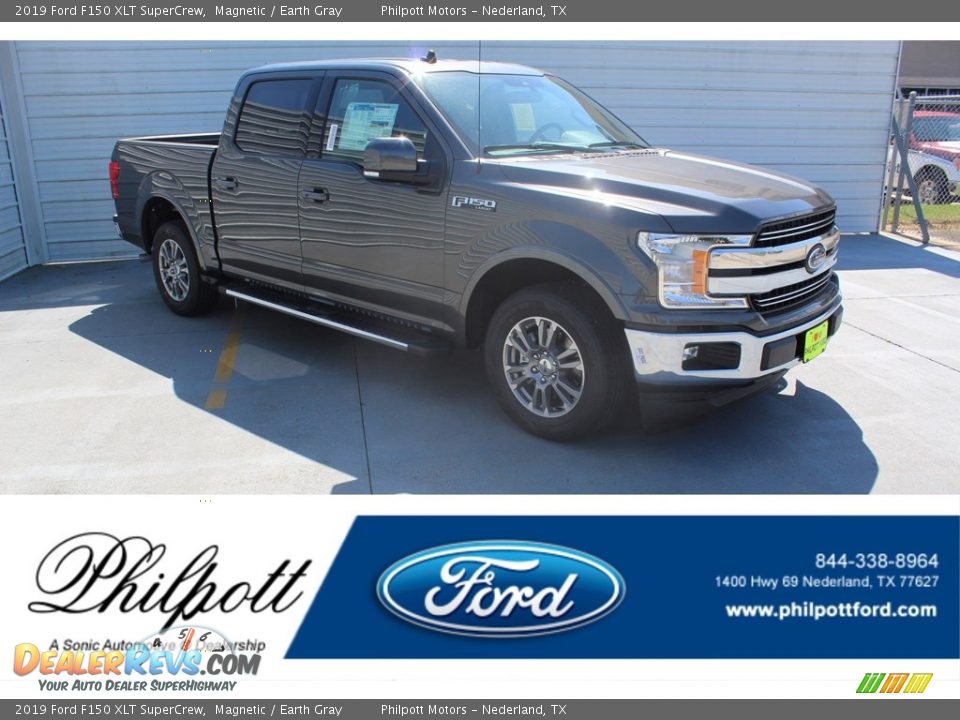 2019 Ford F150 XLT SuperCrew Magnetic / Earth Gray Photo #1