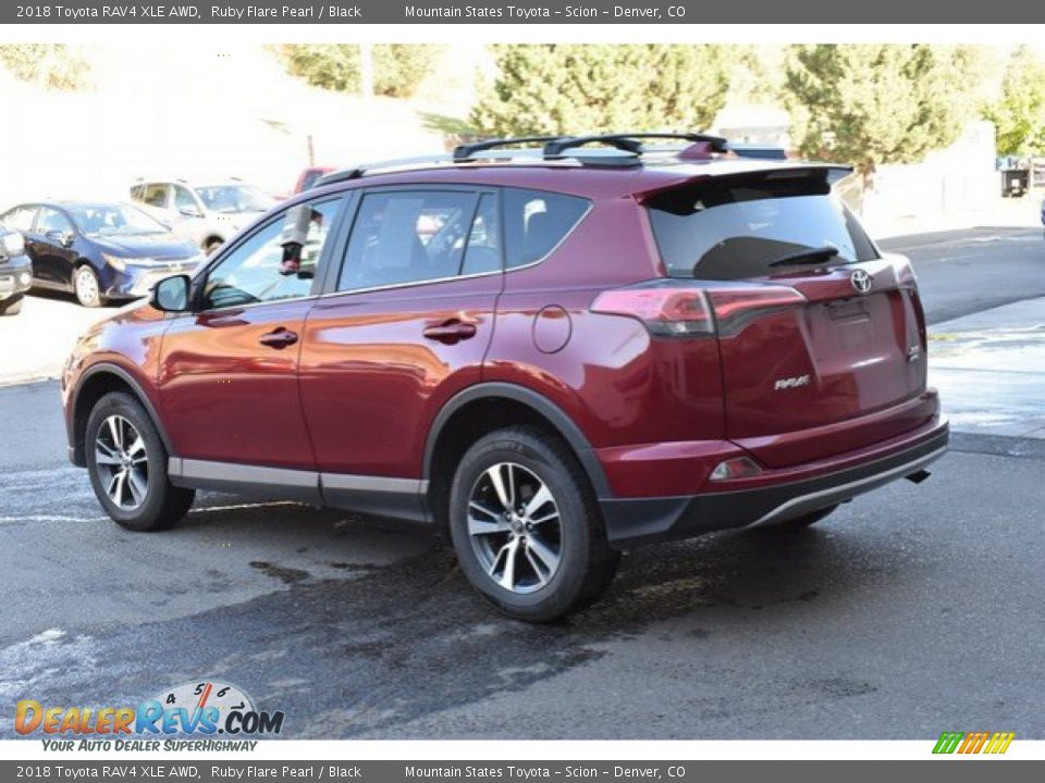 2018 Toyota RAV4 XLE AWD Ruby Flare Pearl / Black Photo #4