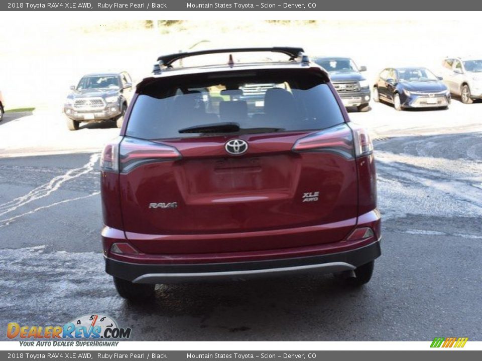 2018 Toyota RAV4 XLE AWD Ruby Flare Pearl / Black Photo #5