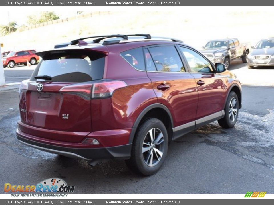 2018 Toyota RAV4 XLE AWD Ruby Flare Pearl / Black Photo #6