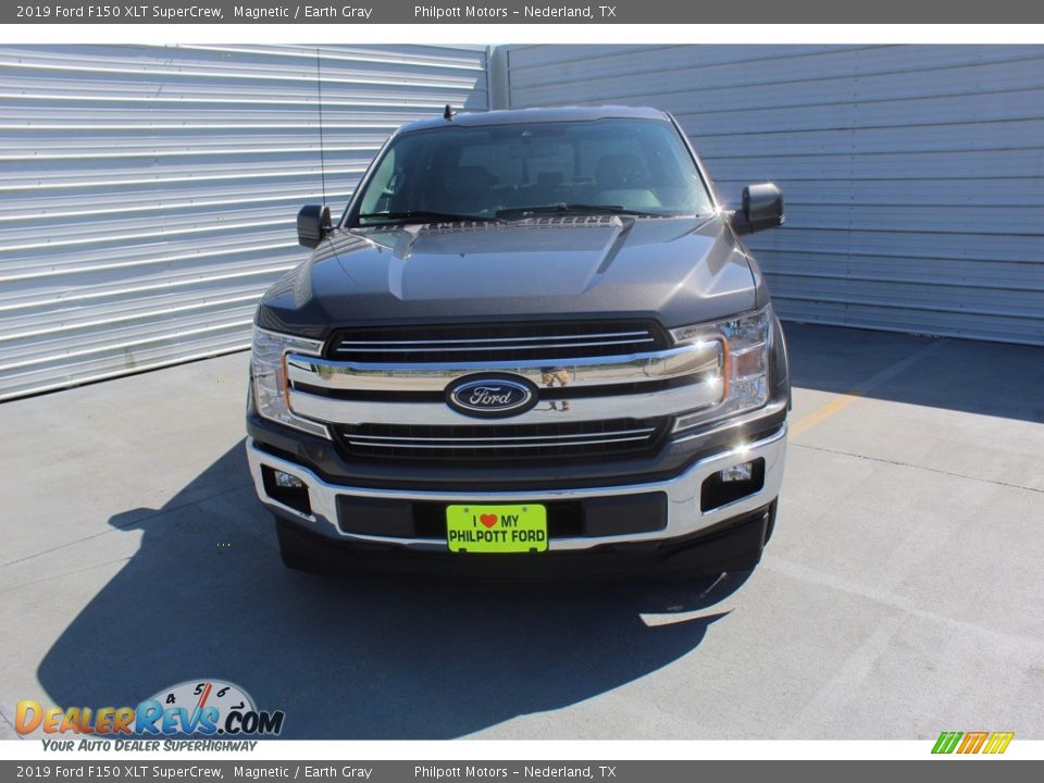 2019 Ford F150 XLT SuperCrew Magnetic / Earth Gray Photo #3