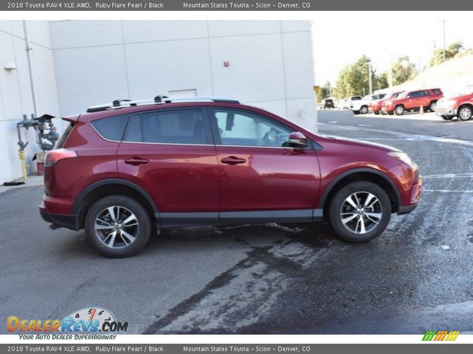 2018 Toyota RAV4 XLE AWD Ruby Flare Pearl / Black Photo #7