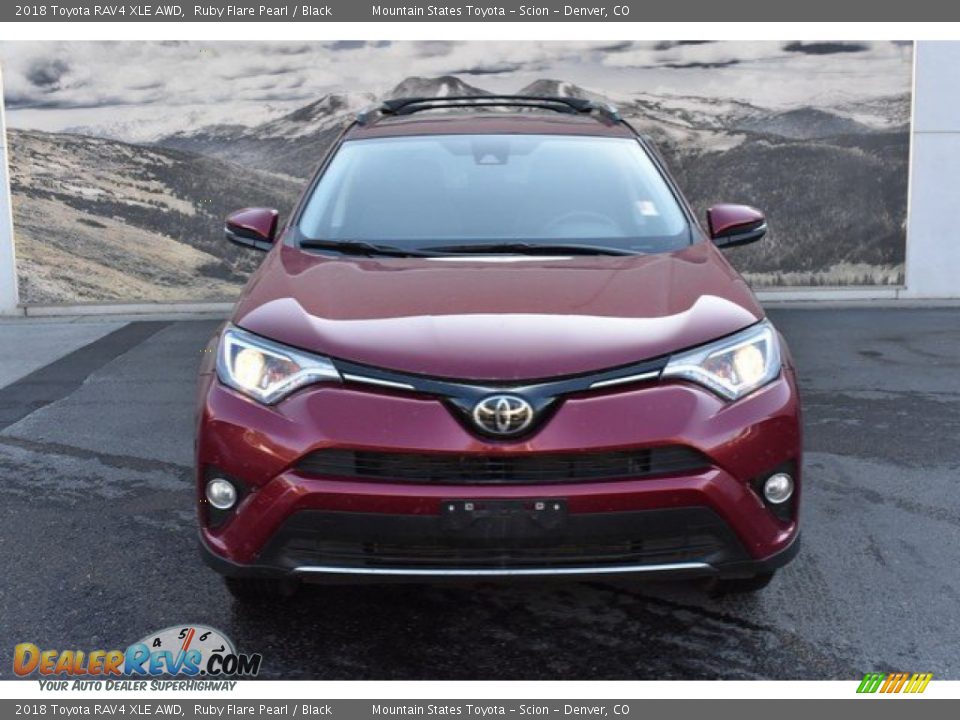 2018 Toyota RAV4 XLE AWD Ruby Flare Pearl / Black Photo #8