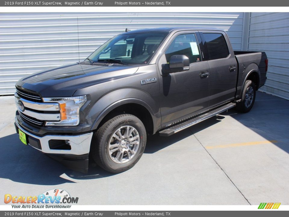2019 Ford F150 XLT SuperCrew Magnetic / Earth Gray Photo #4
