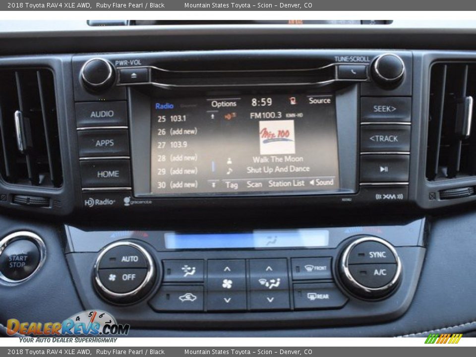2018 Toyota RAV4 XLE AWD Ruby Flare Pearl / Black Photo #11