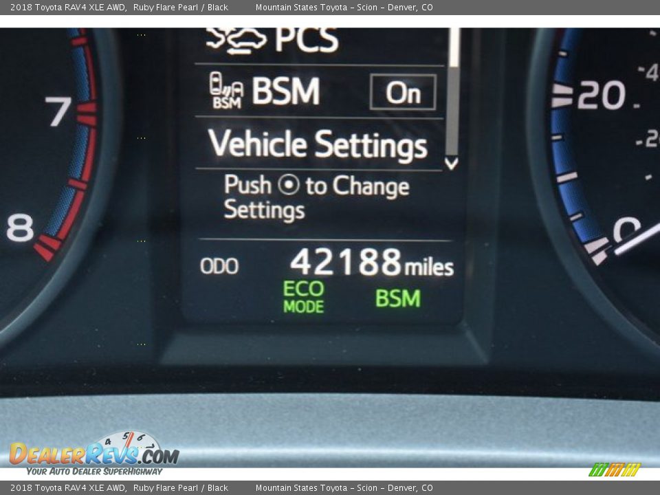 2018 Toyota RAV4 XLE AWD Ruby Flare Pearl / Black Photo #12