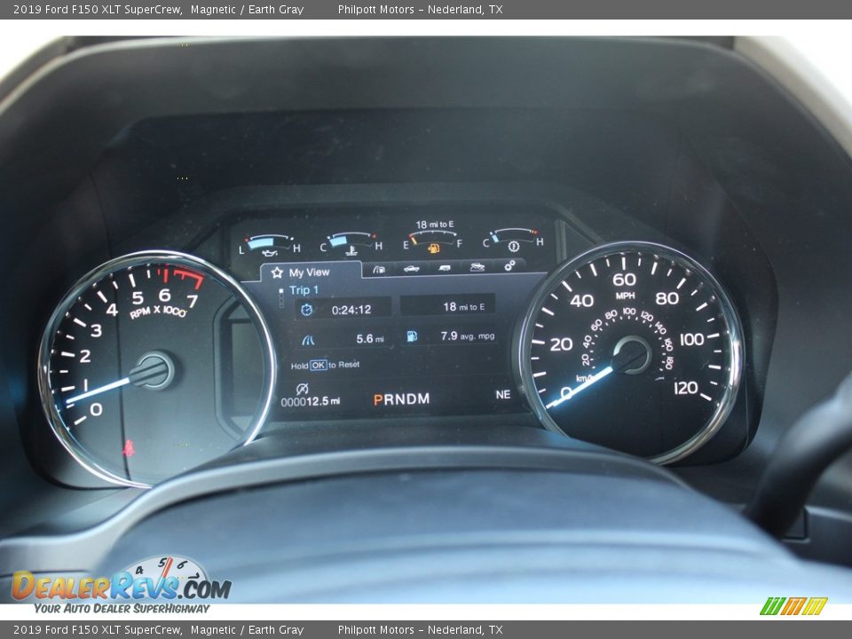 2019 Ford F150 XLT SuperCrew Magnetic / Earth Gray Photo #13