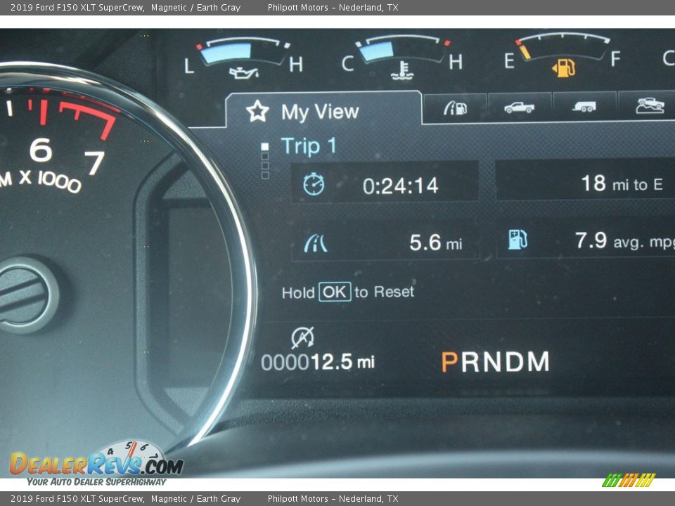 2019 Ford F150 XLT SuperCrew Magnetic / Earth Gray Photo #14