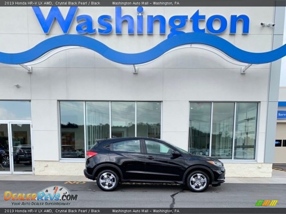 2019 Honda HR-V LX AWD Crystal Black Pearl / Black Photo #1