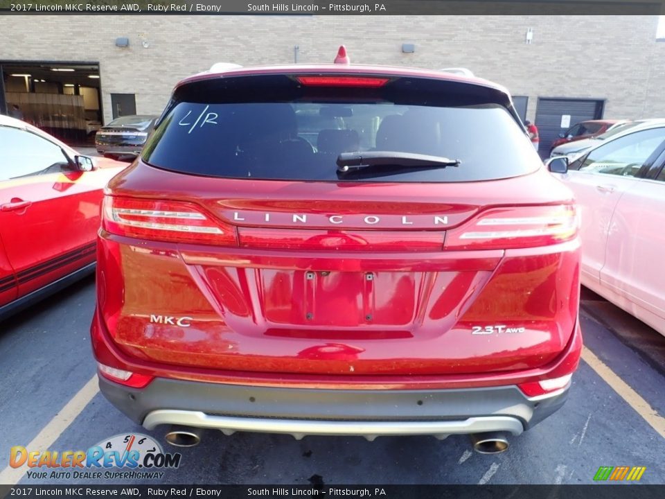 2017 Lincoln MKC Reserve AWD Ruby Red / Ebony Photo #3