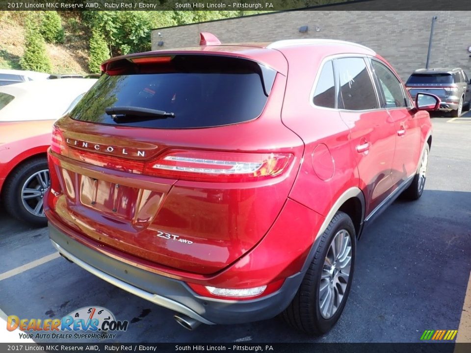 2017 Lincoln MKC Reserve AWD Ruby Red / Ebony Photo #4