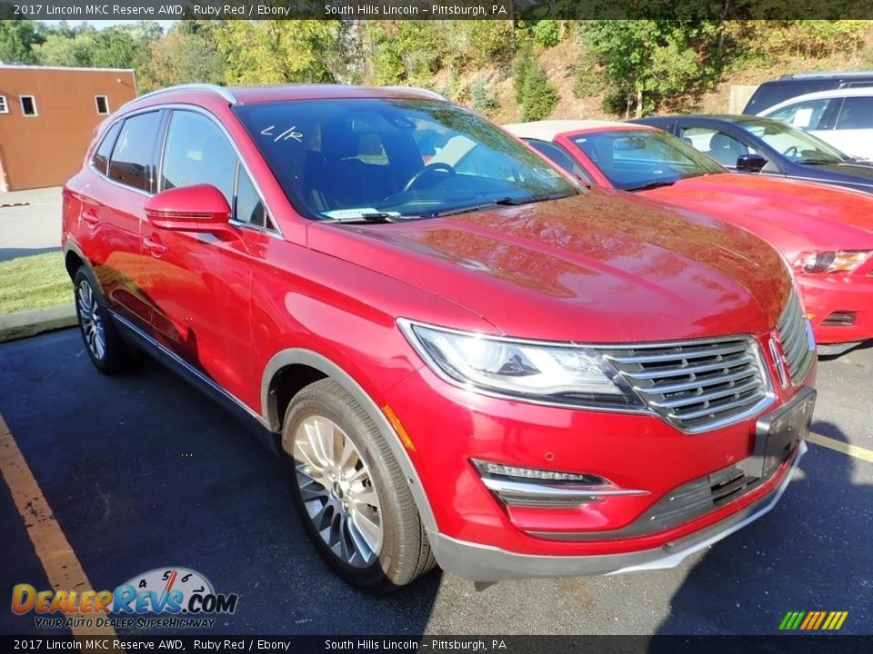 2017 Lincoln MKC Reserve AWD Ruby Red / Ebony Photo #5