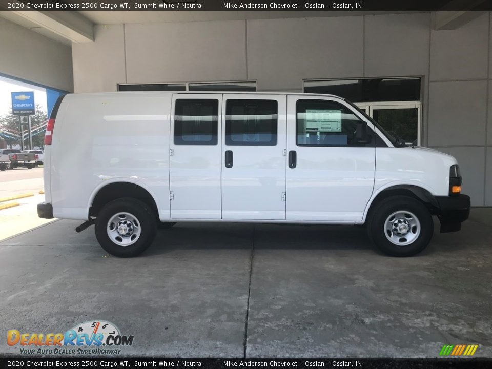 Summit White 2020 Chevrolet Express 2500 Cargo WT Photo #2