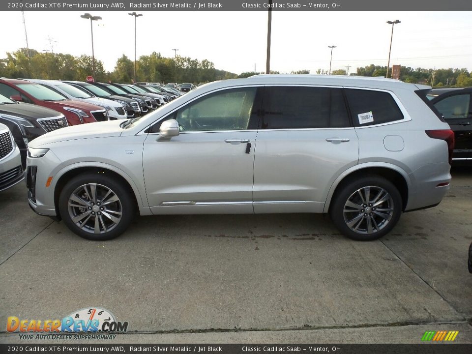 Radiant Silver Metallic 2020 Cadillac XT6 Premium Luxury AWD Photo #2