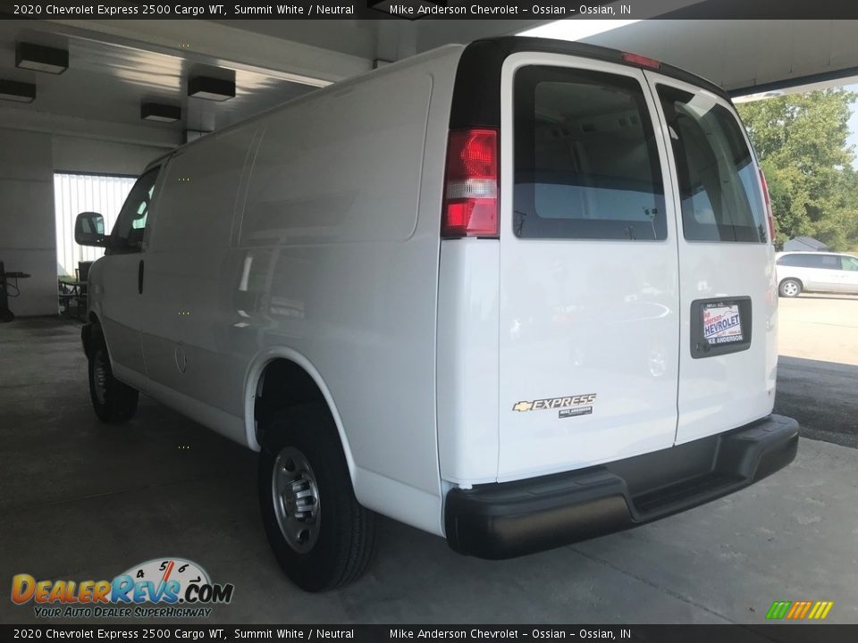 2020 Chevrolet Express 2500 Cargo WT Summit White / Neutral Photo #5