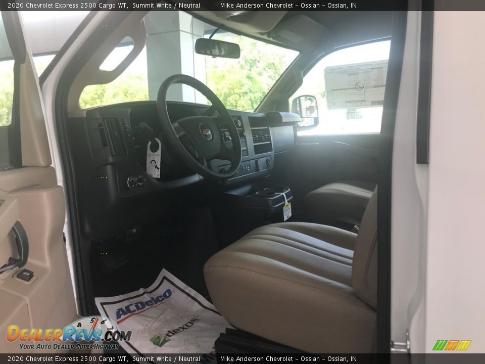 Front Seat of 2020 Chevrolet Express 2500 Cargo WT Photo #9