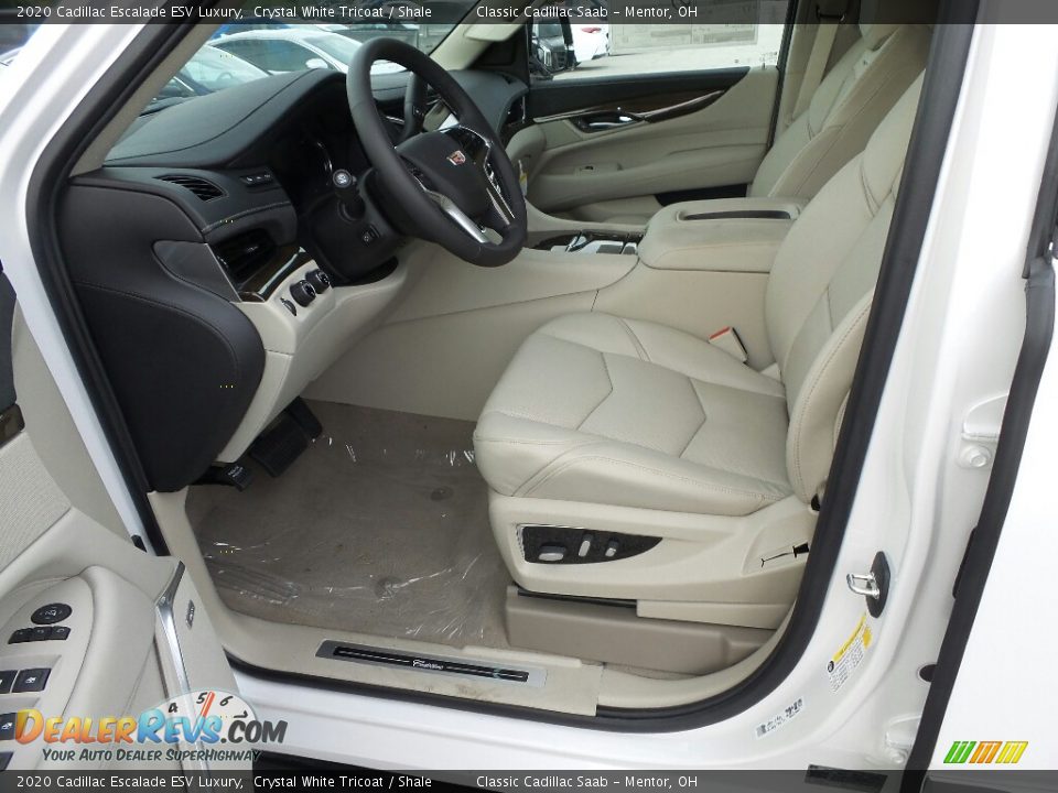 2020 Cadillac Escalade ESV Luxury Crystal White Tricoat / Shale Photo #3