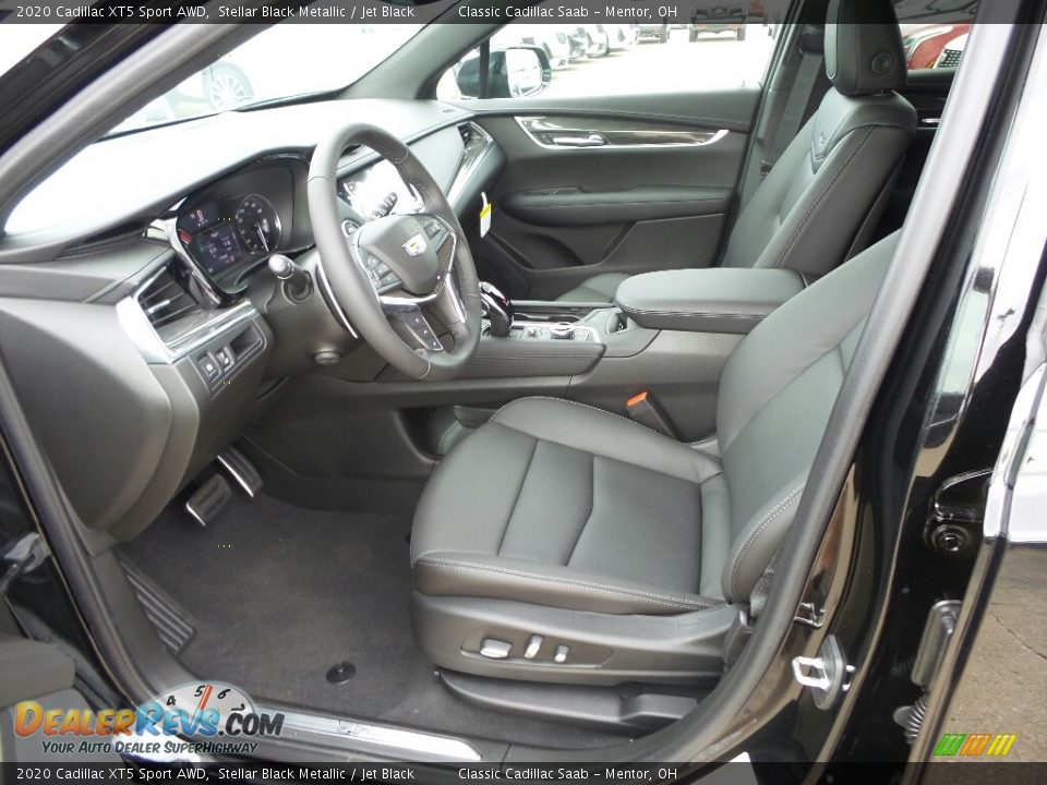 Jet Black Interior - 2020 Cadillac XT5 Sport AWD Photo #3