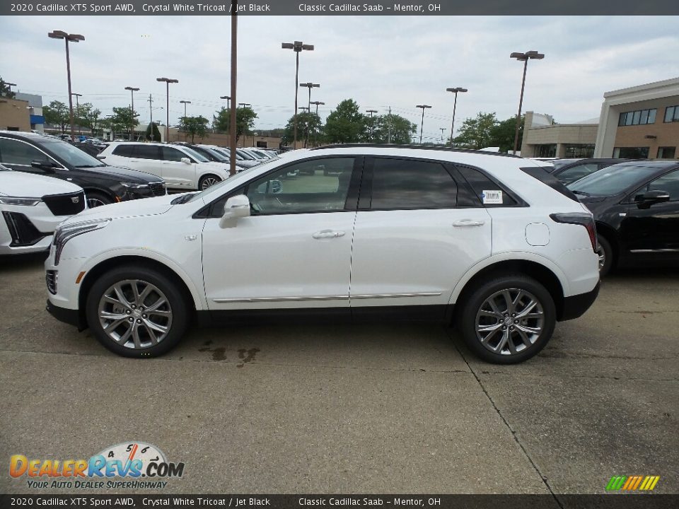2020 Cadillac XT5 Sport AWD Crystal White Tricoat / Jet Black Photo #2