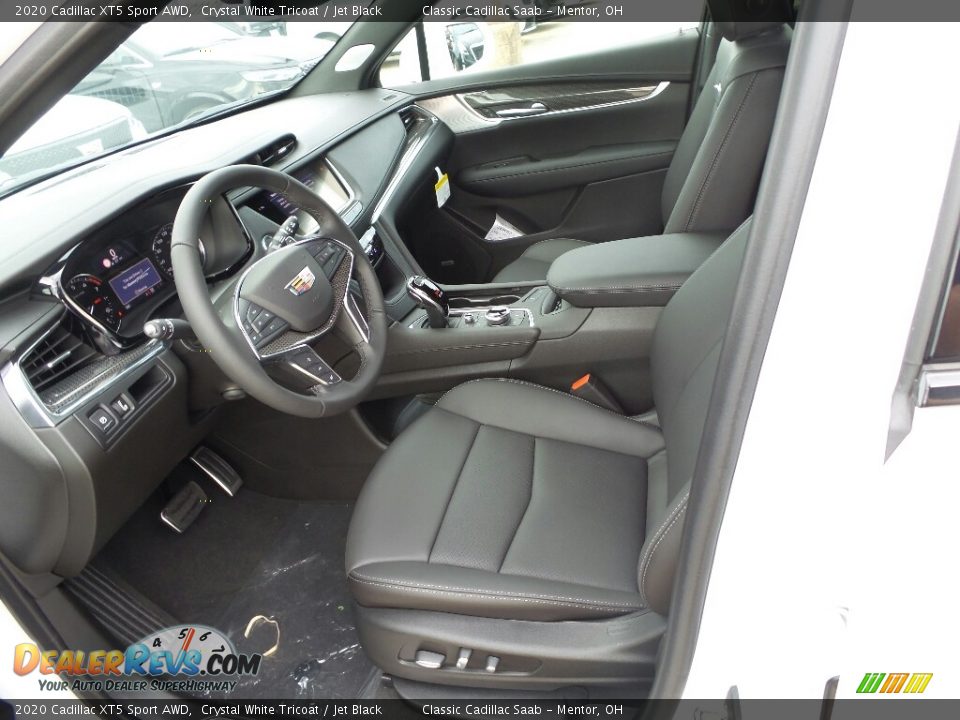 2020 Cadillac XT5 Sport AWD Crystal White Tricoat / Jet Black Photo #3