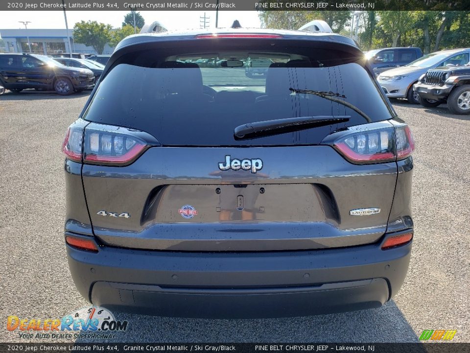 2020 Jeep Cherokee Latitude Plus 4x4 Granite Crystal Metallic / Ski Gray/Black Photo #5