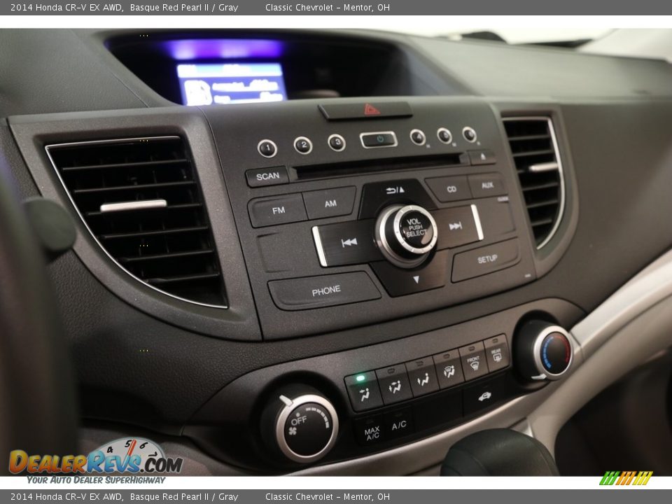 2014 Honda CR-V EX AWD Basque Red Pearl II / Gray Photo #9
