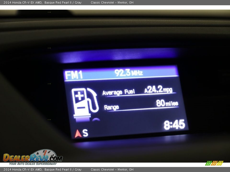 2014 Honda CR-V EX AWD Basque Red Pearl II / Gray Photo #10