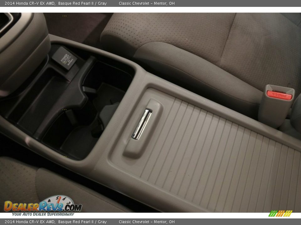 2014 Honda CR-V EX AWD Basque Red Pearl II / Gray Photo #12