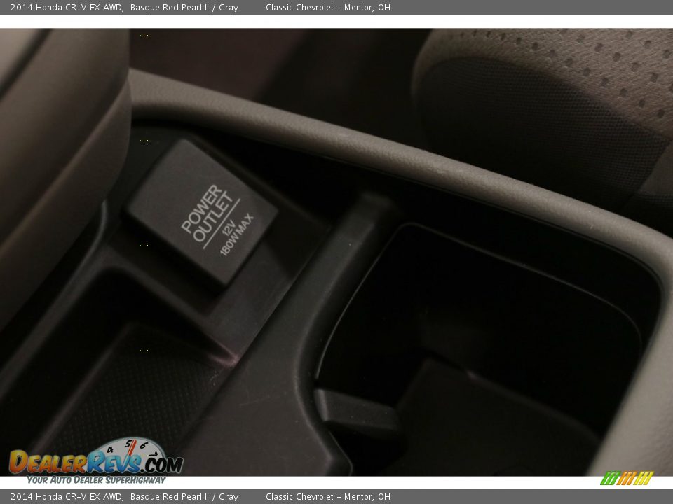 2014 Honda CR-V EX AWD Basque Red Pearl II / Gray Photo #13