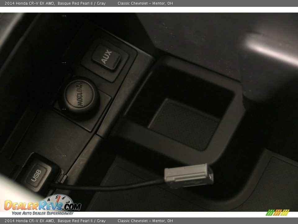 2014 Honda CR-V EX AWD Basque Red Pearl II / Gray Photo #14