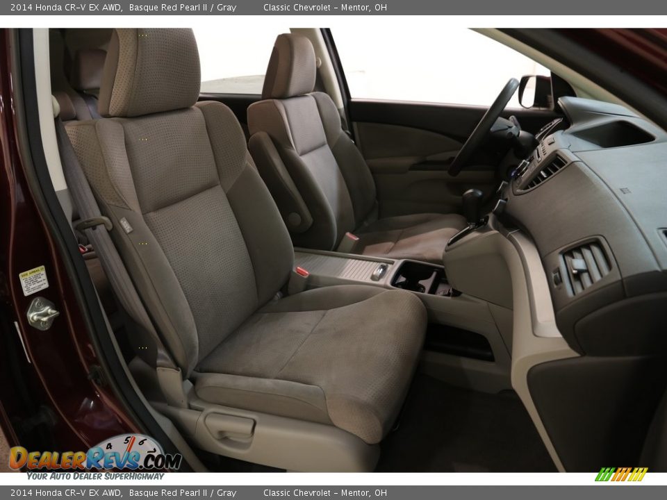 2014 Honda CR-V EX AWD Basque Red Pearl II / Gray Photo #15