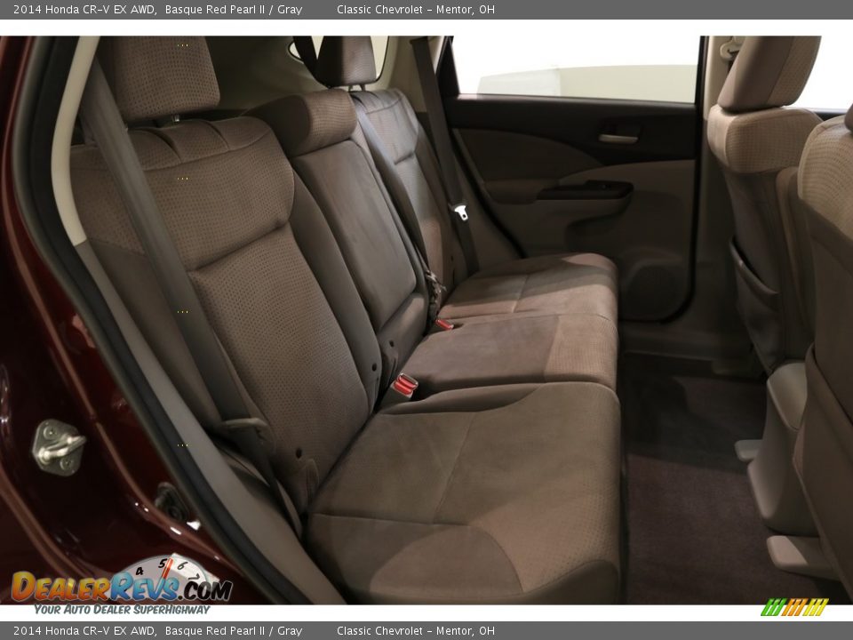 2014 Honda CR-V EX AWD Basque Red Pearl II / Gray Photo #16