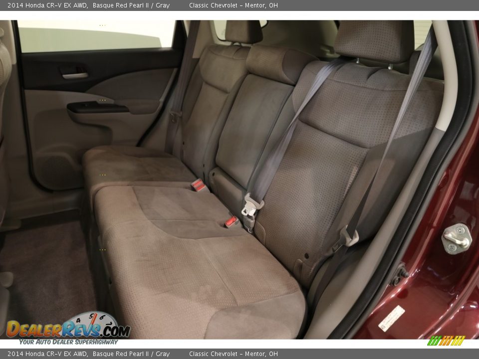 2014 Honda CR-V EX AWD Basque Red Pearl II / Gray Photo #17