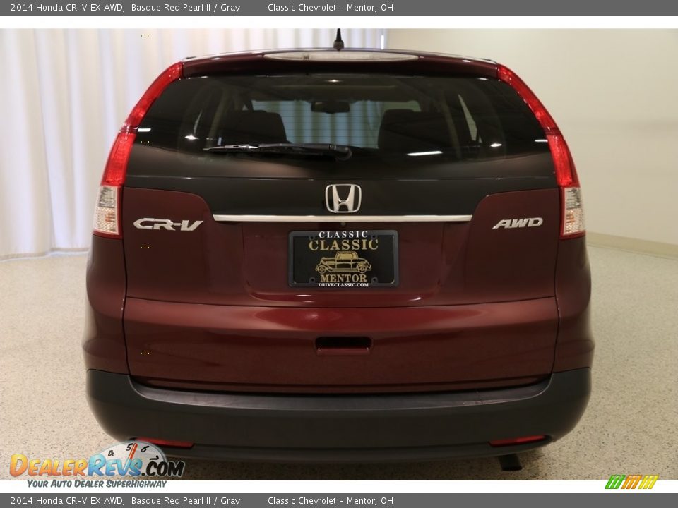 2014 Honda CR-V EX AWD Basque Red Pearl II / Gray Photo #18