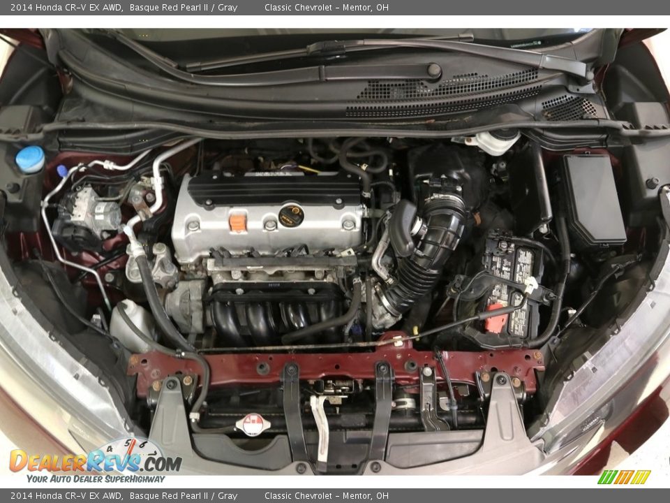 2014 Honda CR-V EX AWD Basque Red Pearl II / Gray Photo #19