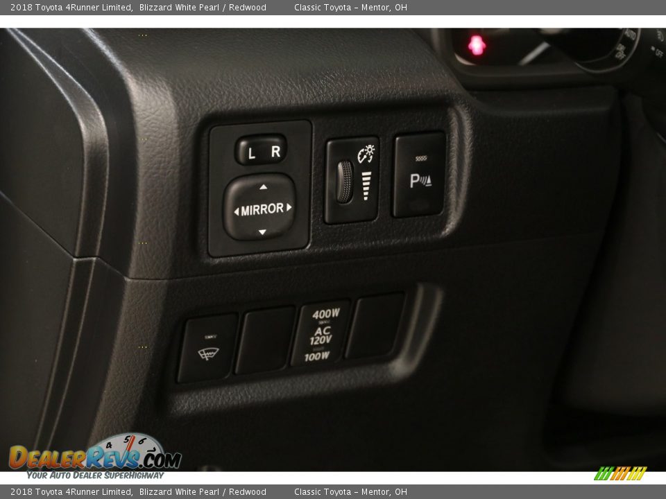 2018 Toyota 4Runner Limited Blizzard White Pearl / Redwood Photo #6