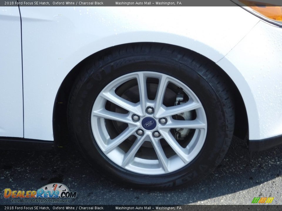 2018 Ford Focus SE Hatch Oxford White / Charcoal Black Photo #3