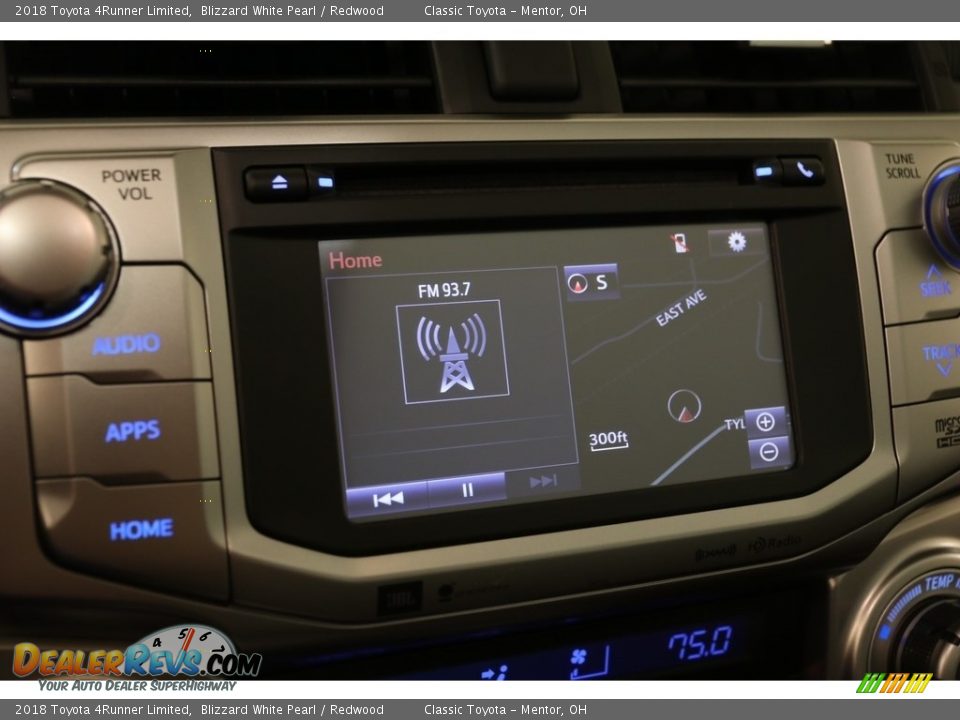 2018 Toyota 4Runner Limited Blizzard White Pearl / Redwood Photo #12