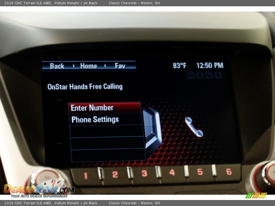 2016 GMC Terrain SLE AWD Iridium Metallic / Jet Black Photo #11