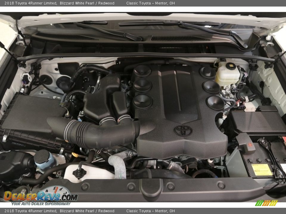 2018 Toyota 4Runner Limited Blizzard White Pearl / Redwood Photo #25