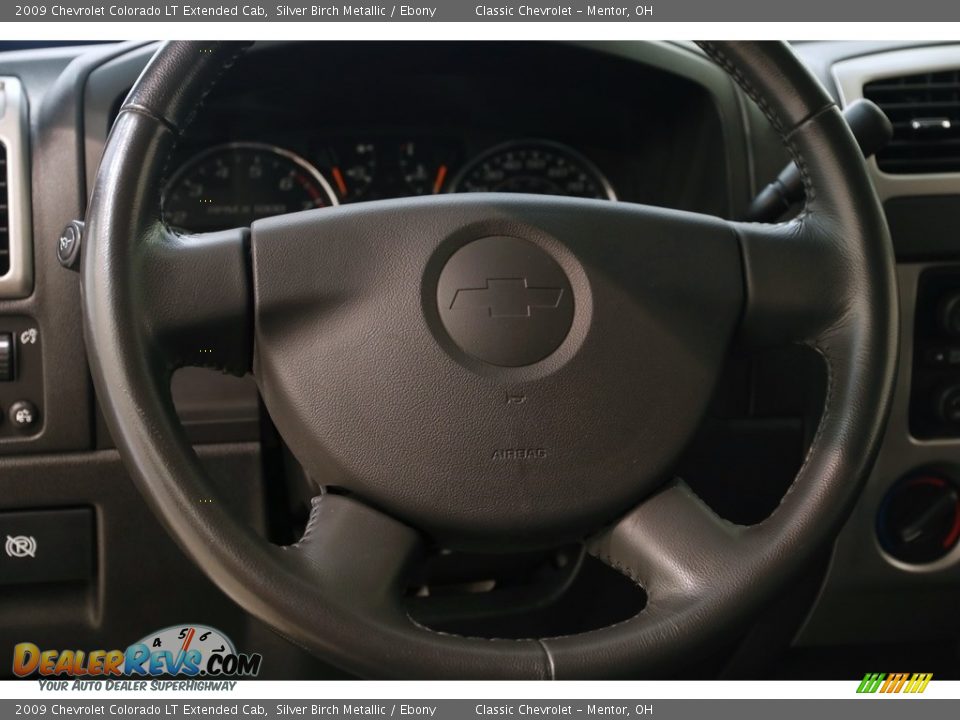 2009 Chevrolet Colorado LT Extended Cab Silver Birch Metallic / Ebony Photo #7