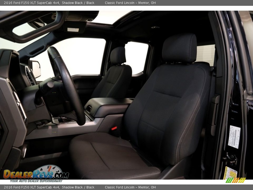2016 Ford F150 XLT SuperCab 4x4 Shadow Black / Black Photo #6