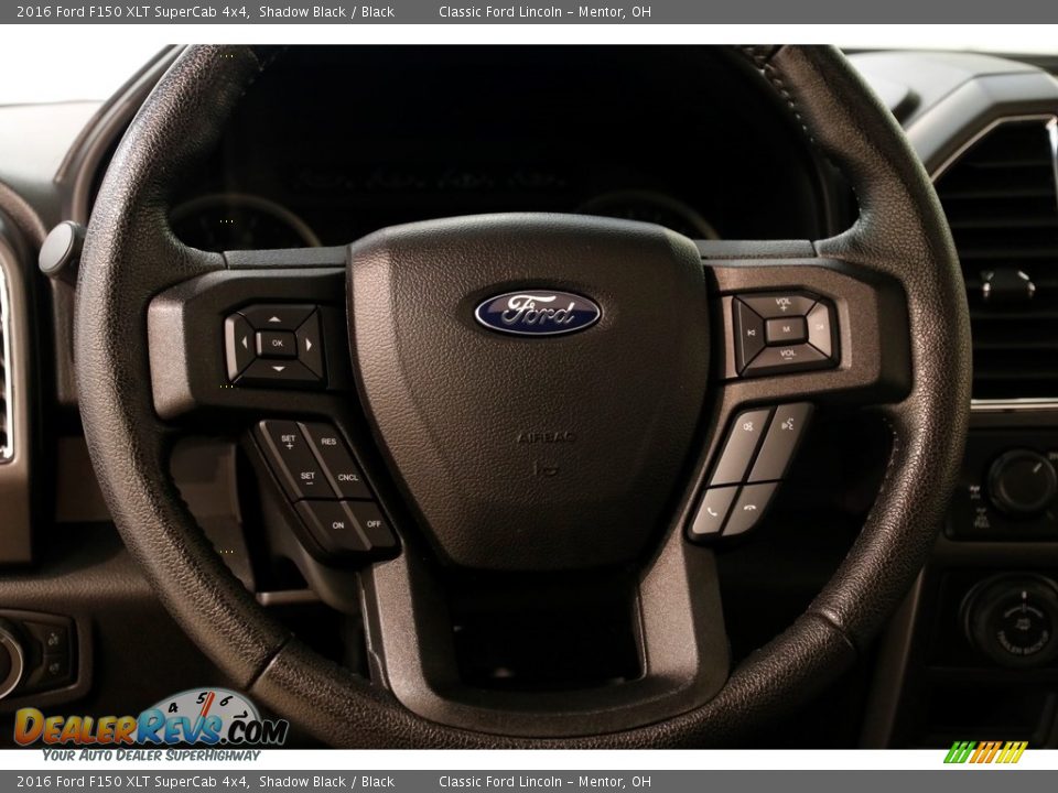 2016 Ford F150 XLT SuperCab 4x4 Shadow Black / Black Photo #8