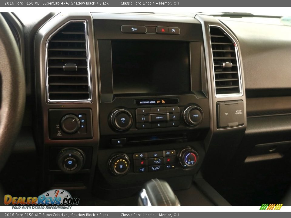 2016 Ford F150 XLT SuperCab 4x4 Shadow Black / Black Photo #10